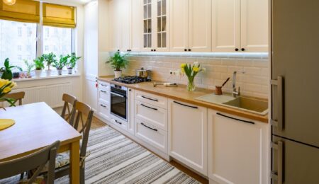 چیدمان آشپزخانه کوچک و مدرن