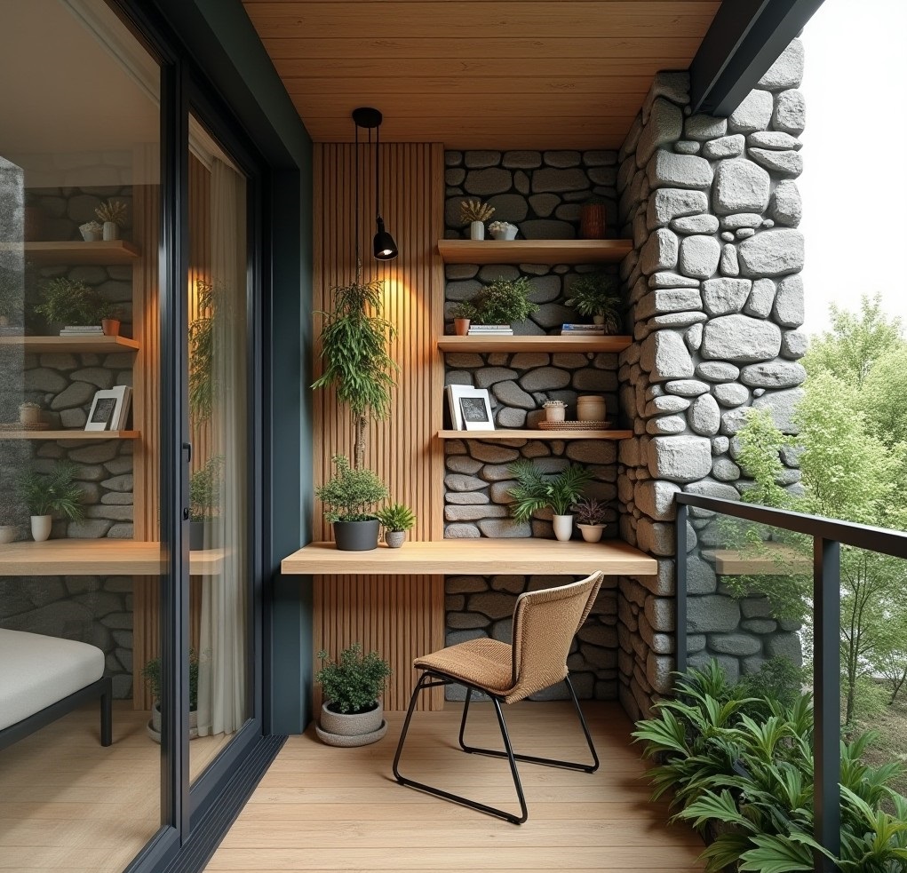 کاربرد شلف دیواری در بالکن کاربرد شلف دیواری در بالکن