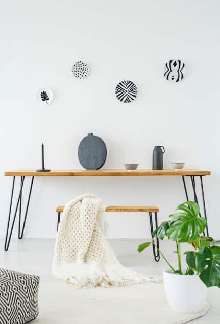 بشقاب دیوارکوب مینیمال در سبک مدرن | ایده مناسب دکور ساده بشقاب دیوارکوب مدرن با طرح مینیمال برای دکوراسیون دیوار