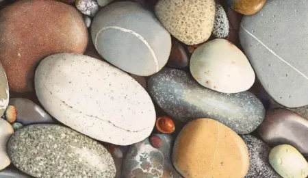 سنگ رودخانه ای سنگ رودخانه ای یا قلوه سنگ (Pebble) چیست؟ کاربرد آن در محوطه سازی