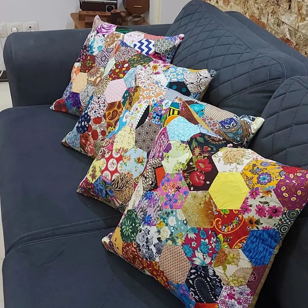 فروش کوسن چهل تکه دوزی | کوسن (رنگی) مبل دست دوز به قیمت بازار