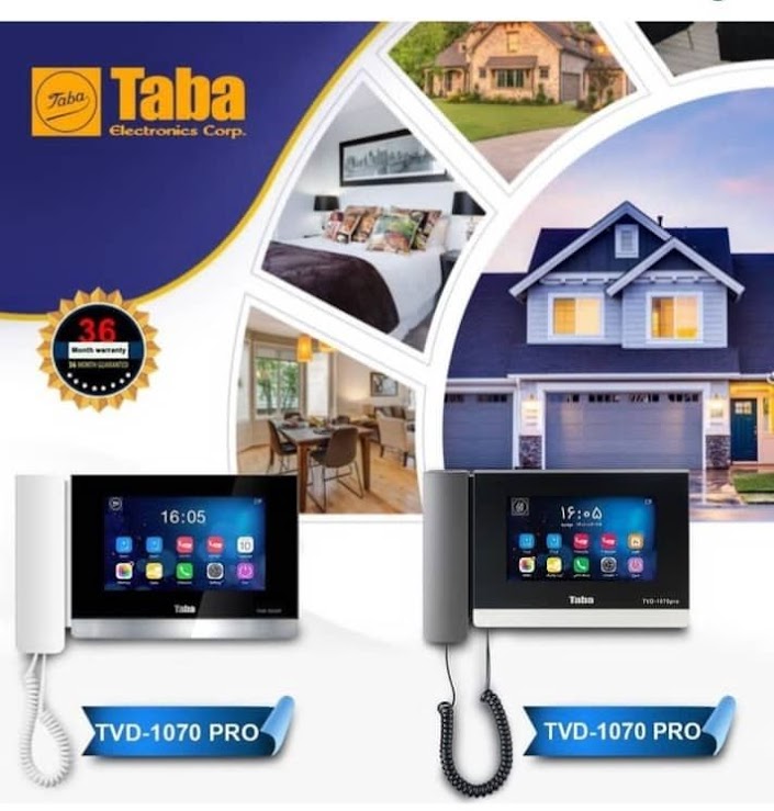 آیفون تصویری پرفروش دو: تابا Taba TVD 1070 - PRO آیفون تصویری پرفروش دو: تابا Taba TVD 1070 - PRO