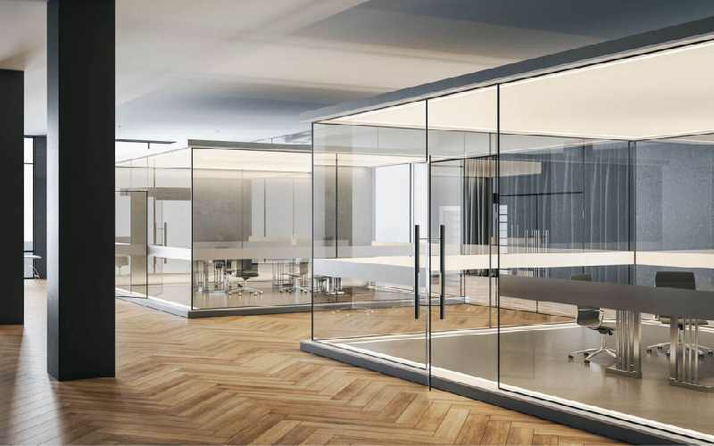 انواع پارتیشن شیشه ای