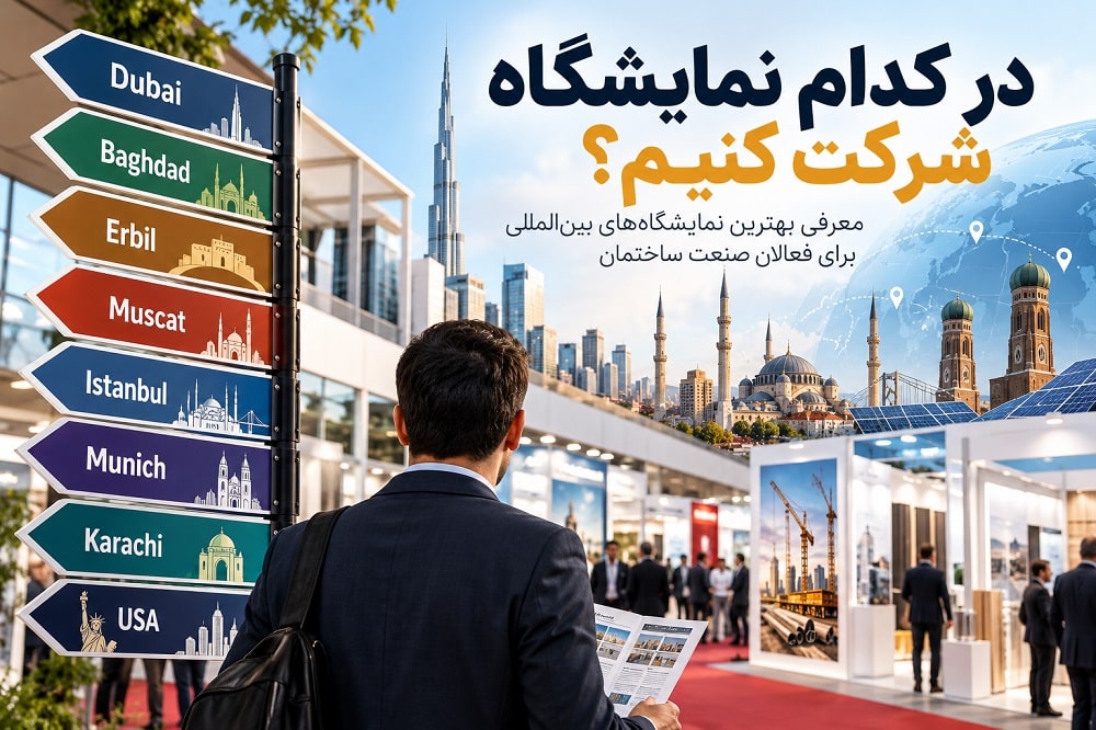 در کدام نمایشگاه بین‌المللی شرکت کنیم؟ معرفی بهترین نمایشگاه‌ها برای فعالان صنعت ساختمان